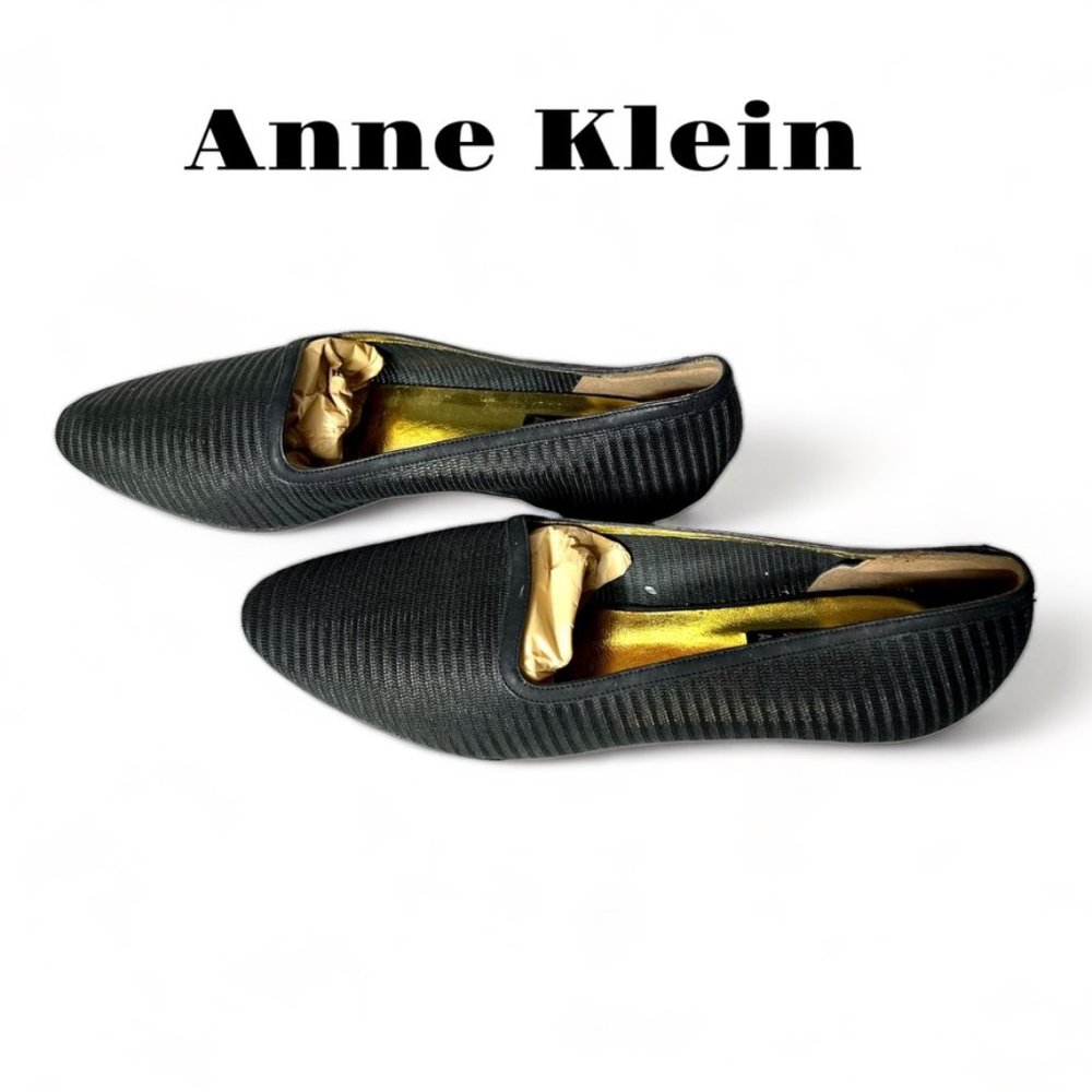 Mesh loafers, Anne Klein sz 9, Oval Toe, Vintage